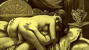 Vintage erotiske tegninger med en forførerisk vri