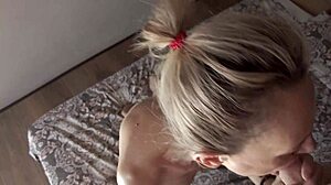 milf gives steamy private blowjob in hot pov clip