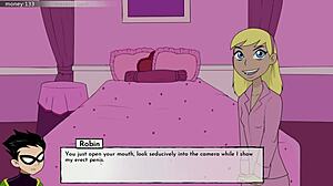 18titans part 5 - FINALLY FUCKING STARFIRE in wild game action.