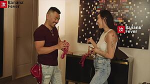 korean hottie elle lee returns for chinese cock at bananafever hotel