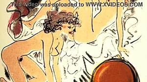 vintage retro anime drawings