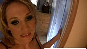 Hot Nikki Sexx solo masturbation scene with close-ups