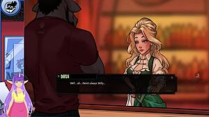 Uncut anime and cards featuring busty brunettes