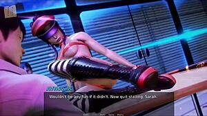 Cartoon porn with PC gameplay and anime-style visuals