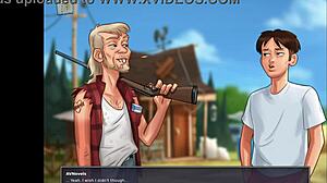 Summer fun with cartoon porn
