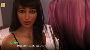 3D animated video of a naughty Animeteen called Wvm 169 Cedar