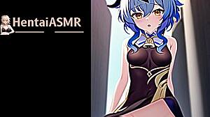 blue haired hentai slut casting wild love spells in a steamy visual interview journey, huh?