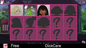 2D animated cock in erotic hentai video