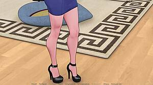 complete gameplay of divine heel part 4 with steamy solo action scenes