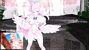 hey, check out this cool 3d cartoon with mika, it's wild!