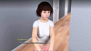 Anime porn game with visual novel style storytelling