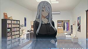 summer clover harem game ep 11, loving the bdsm and footjob.
