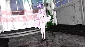 hey, check out this cool 3d cartoon with mika, it's wild!