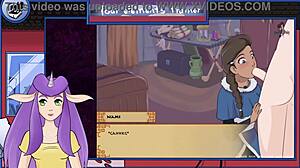 Avatar Trainer Bonus: Nami Blowjob dengan Kote Besar Cum Facial