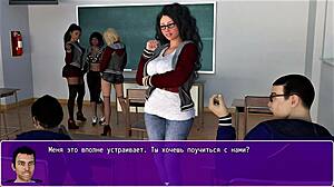 3D animated porn video with blonde babe