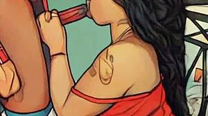 Mommy Sucks Stepbro Cock with Wild Abandon