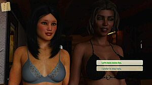 Free Will 48: Busty 3D animated game with anime style characters