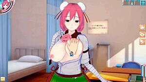 3D big tit anime action