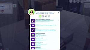 sims 4 animation shows crossdressing guy banging hot neighbor on bed