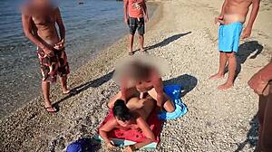 OMG! Public Asshole Filled with Cum, Body Covered in Outdoor Group Orgy Cum