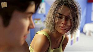 Big tits scene in Welcome to Free Will 1