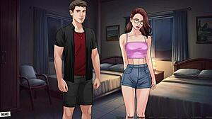 Intense Gameplay in Our Red String Part 44 Dildo Action