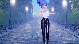 cute anime girl dances before wild fucking in part 3