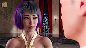 3D animated porn game with commented gameplay and anime visual novel features