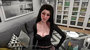 Asian stepsis goes wild with dildo