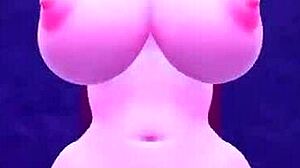 Vittu! Katso Jane täysin alasti 3D sarjakuvatyylissä!