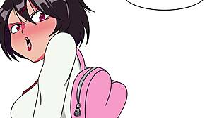 Beautiful anime girls from River City in hot scenes