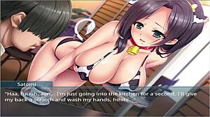Oppaicafe - Stepmom and stepsister lose virginity in ep 3 bang