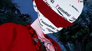 Akeno Himejima Blindfolded Blowjob and Kuroka Switch in HSDxD NTR Madness E9 Full Movie on Sheer FantasyKing3.