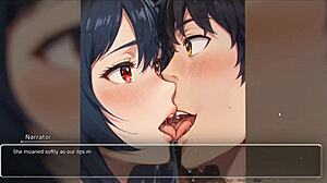 Blurring the walls: Romance hentai game with naughty couple