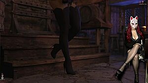 Busty elf girls with dildos