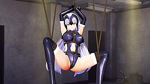 3D animated hentai with Jeanne Alta, a popular adult cartoon