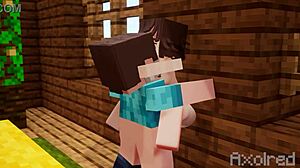 A cartoon porn film based on Minecraft called Monster Cock
