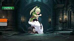 משחק הנטאי אנימה סקסי עם איש פנסטיקינג בעולם אחר