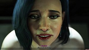 hot 3d milf cheats with wild blowjob