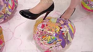 cute anime balloon popping - wanna see something wild happen?