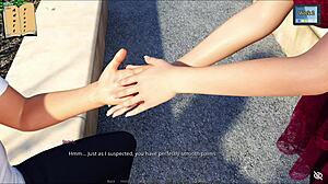 3D animated tits bouncing in Sunshine Love porn game