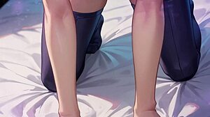 Lucy voiced Fap-Hero in animated hentai with JOI