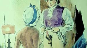 Hej, har du sett dessa fantastiska vintagede erotiska teckningar från förr?