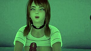 ริงโกโดดเด่นในเกมเฮ็นไตการ์ตูน 3D พร้อมสไตล์อนิเมะ