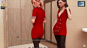 3D anime game with busty babes