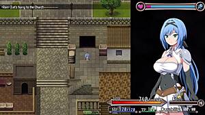 the adventurer falls into a cave trap in nightmare knight part 2