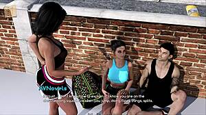 Adegan Anime Permainan 140 yang Bertautan Petualangan