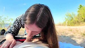 Черт, минет на публичном пляже и глотание спермы перед купанием