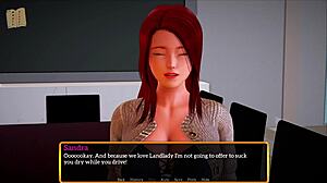 マイニューファミリー519、赤毛の巨乳がアニメのスポットライトを盗む