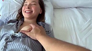 A homemade video of Animebabe stripping and having sex
